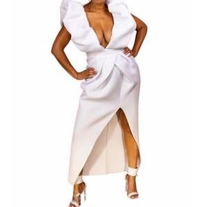 NEW CQBYCQ formal dress in white